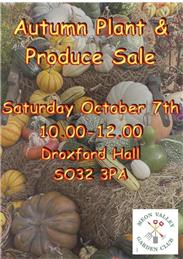 Meon Valley Garden Club Autumn Plant Sale